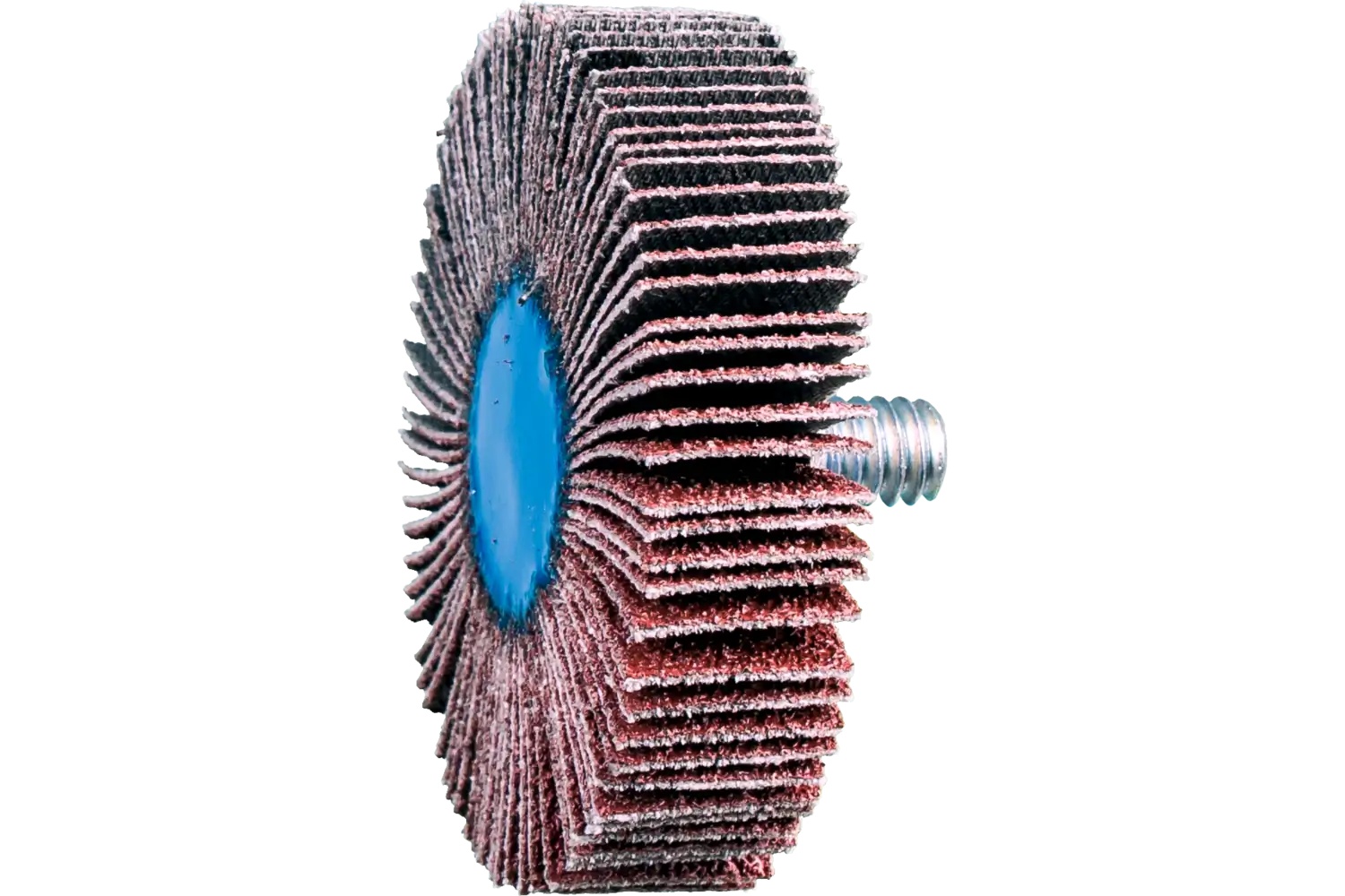 Picture of Pferd Quick Change Flap Wheel, 2" X 1/2, 60 Grit, 1/4-20 Thread, Aluminum Oxide